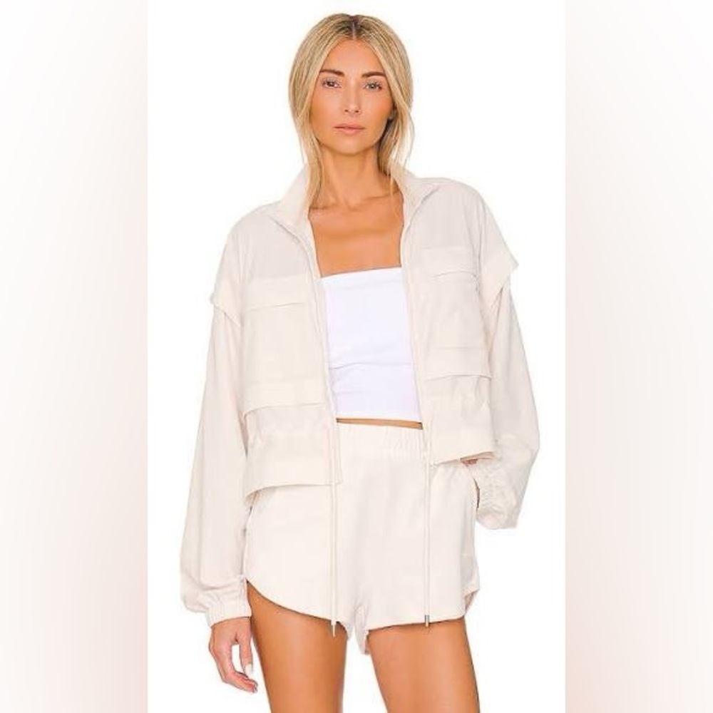 Alo Yoga Ready Set Jacket in Ivory